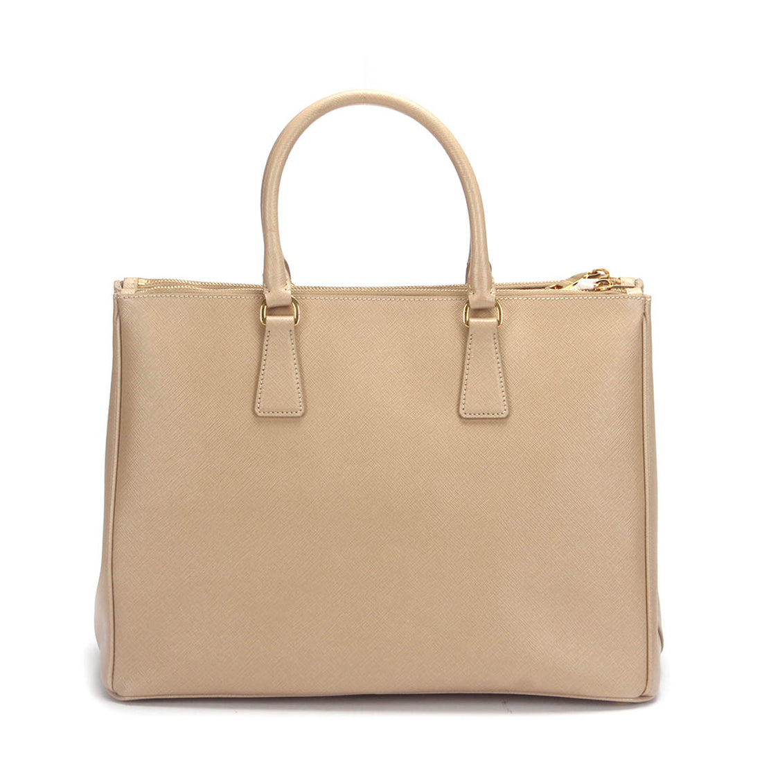 Saffiano Double Zip Galleria Tote Bag