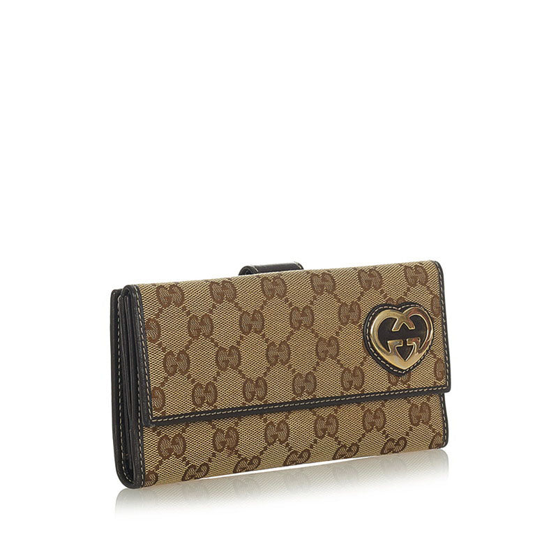 Lovely GG Canvas Long Wallet 245723