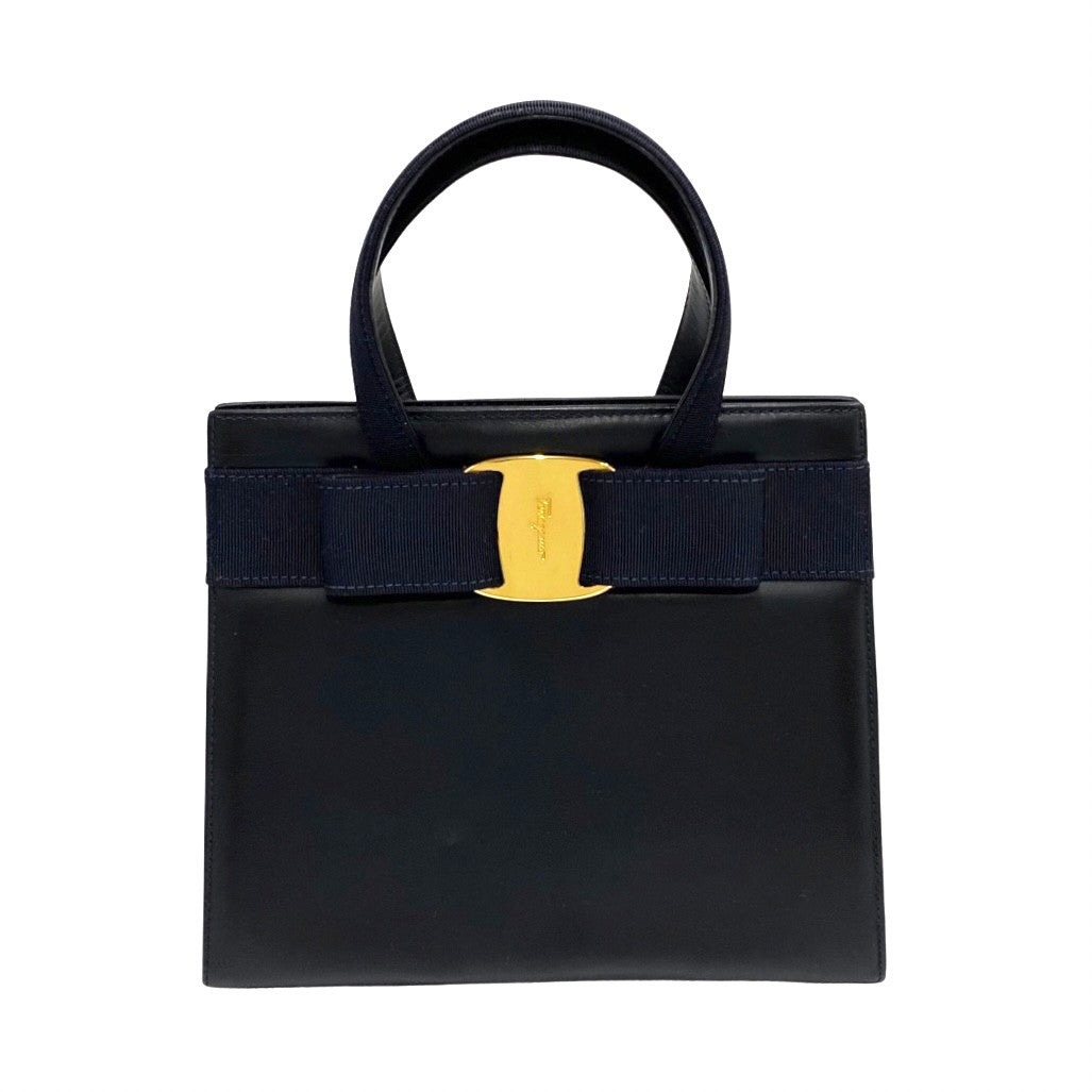 Leather Vara Bow Handbag