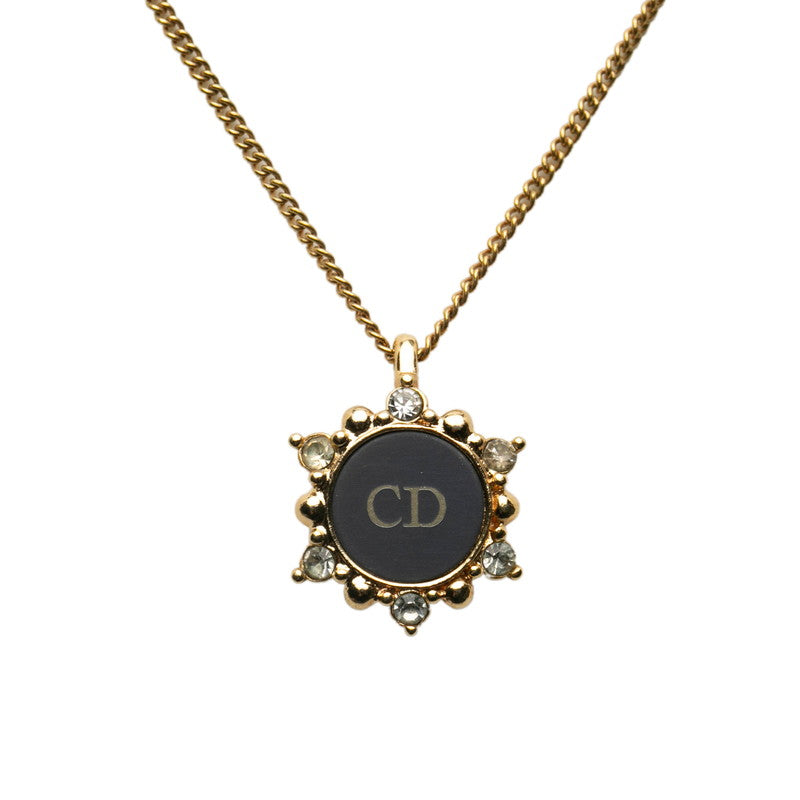 Dior CD Pendant Necklace Metal Necklace in Good condition