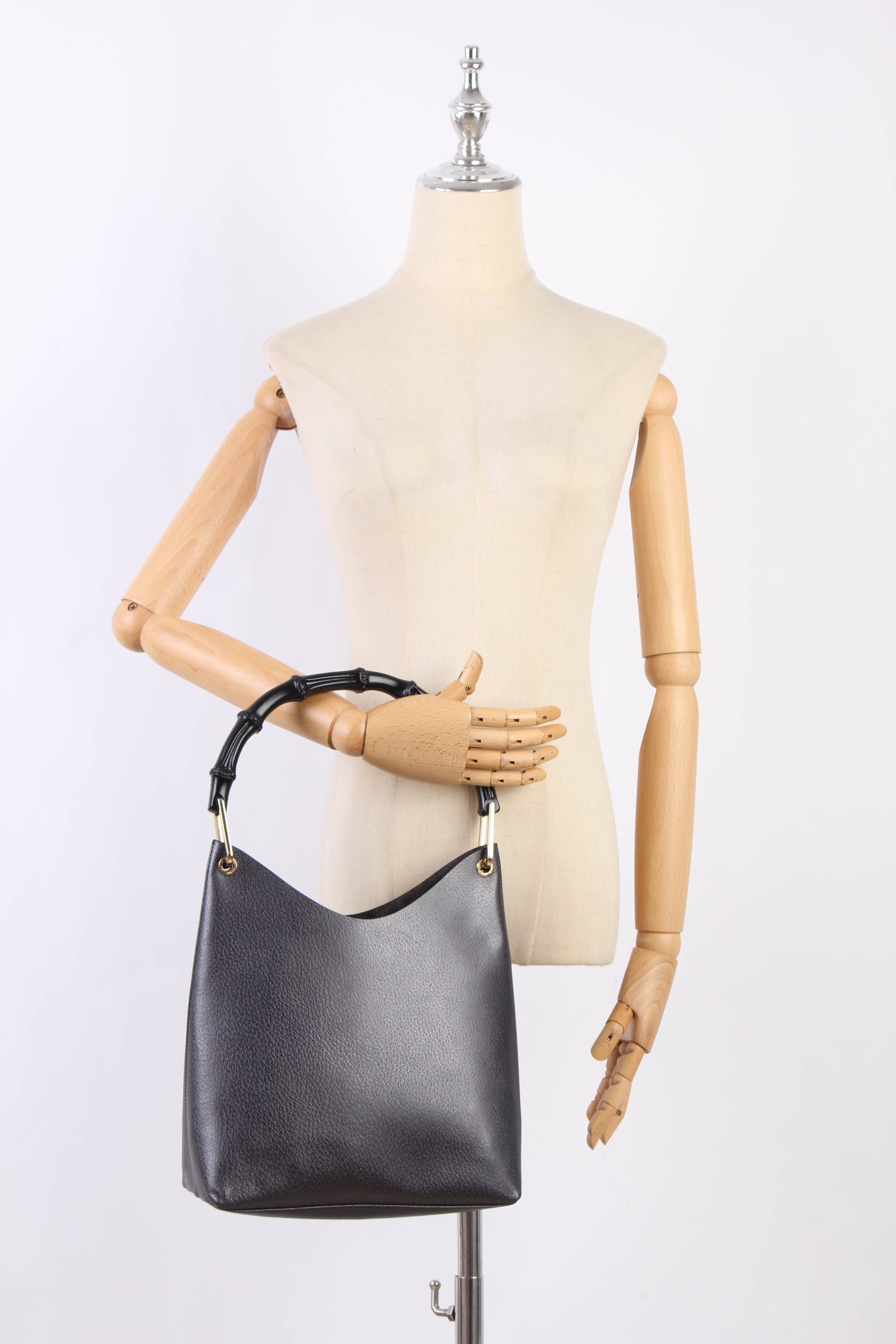 Bamboo Leather Handbag