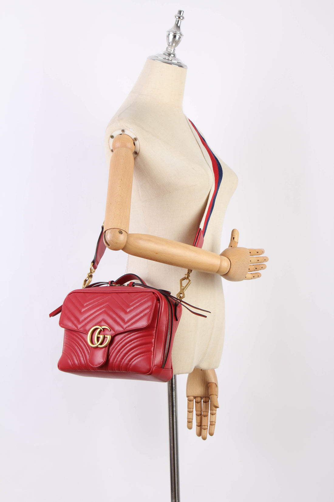 Small Marmont Leather Shoulder Bag 498100