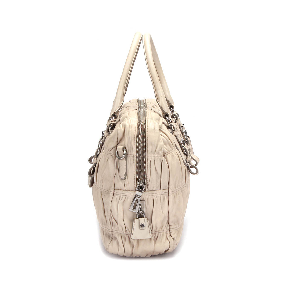 Nappa Gaufre Shoulder Bag