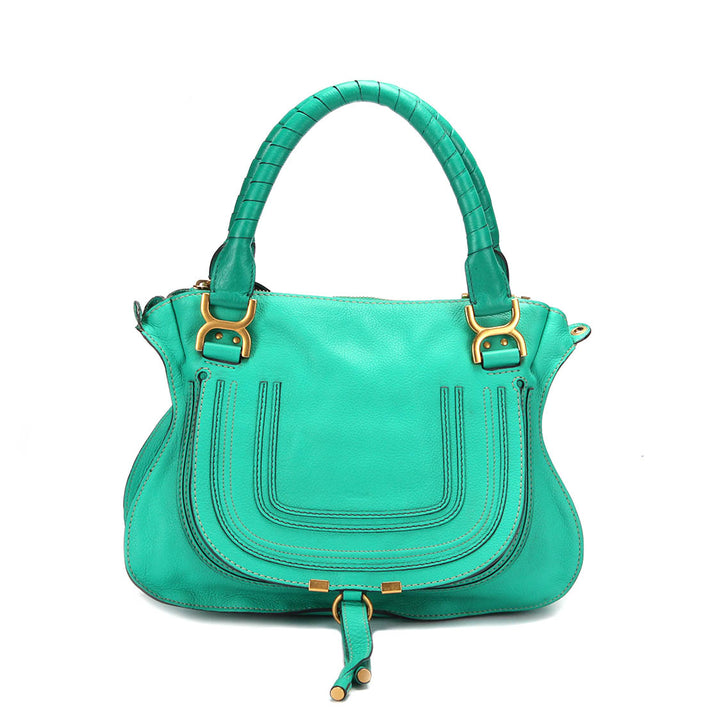 Leather Marcie Shoulder Bag