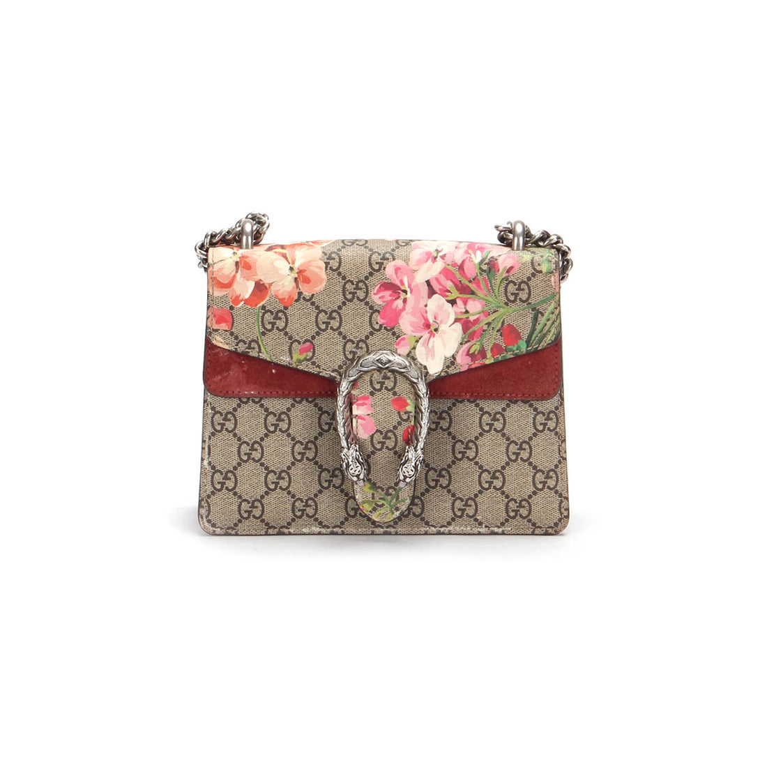 Mini GG Supreme Blooms Dionysus Shoulder Bag 421970