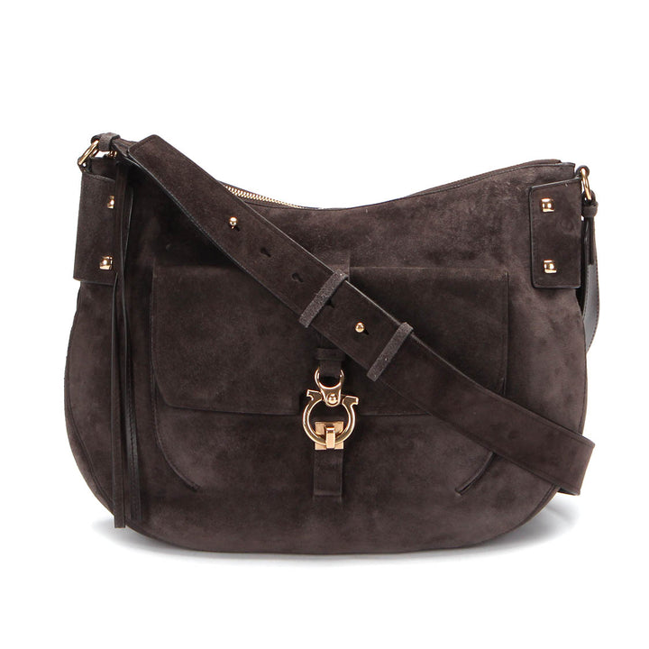 Suede Leather Crossbody Bag