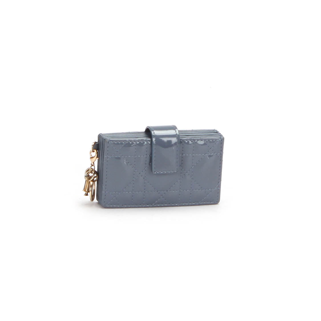 Cannage  Patent Leather Card Case