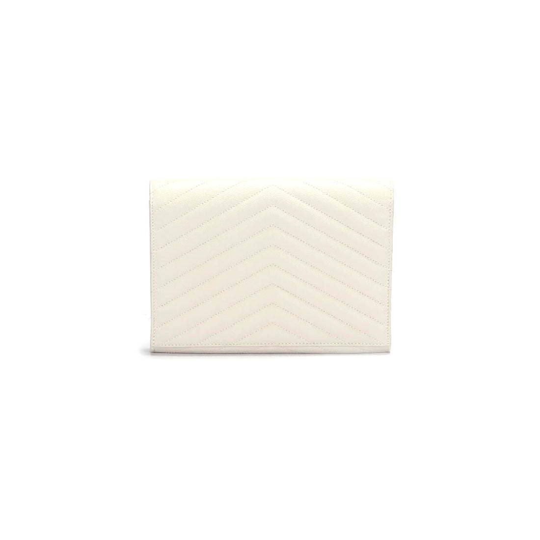 Monogram Envelope Leather Clutch Bag 617662