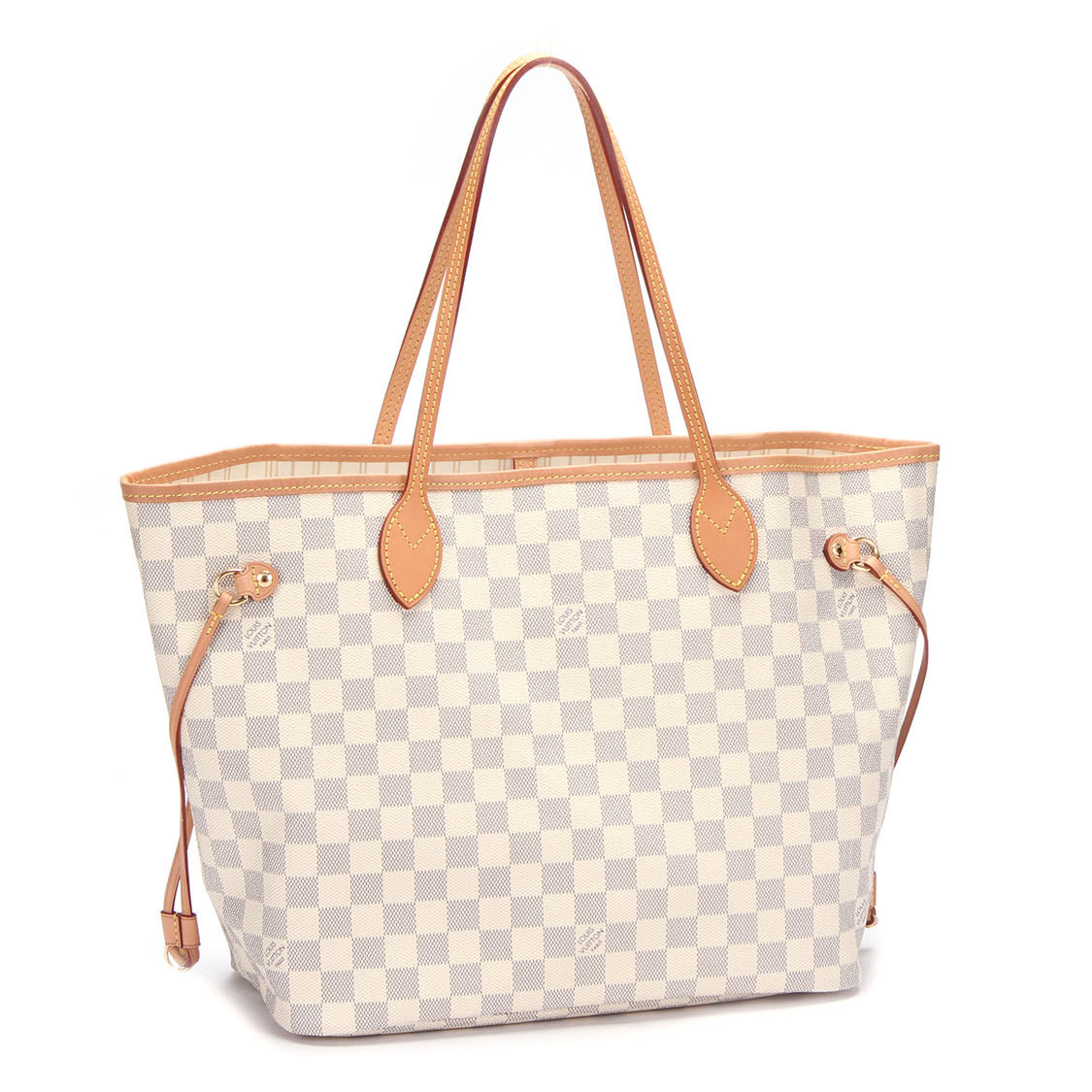 Damier Azur Neverfull MM with Pouch