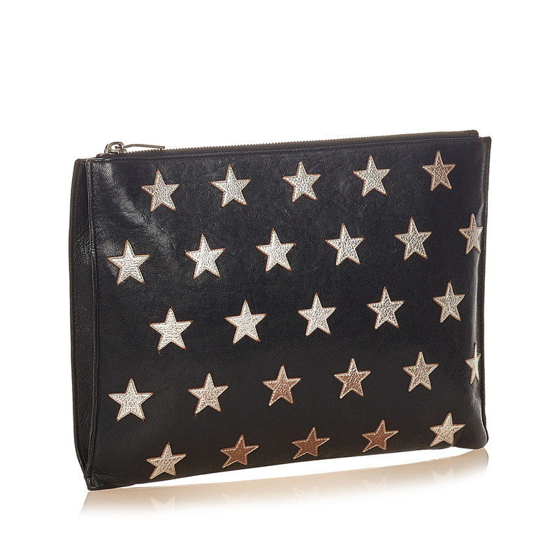 Leather Star Clutch Bag GRZ397295 0816