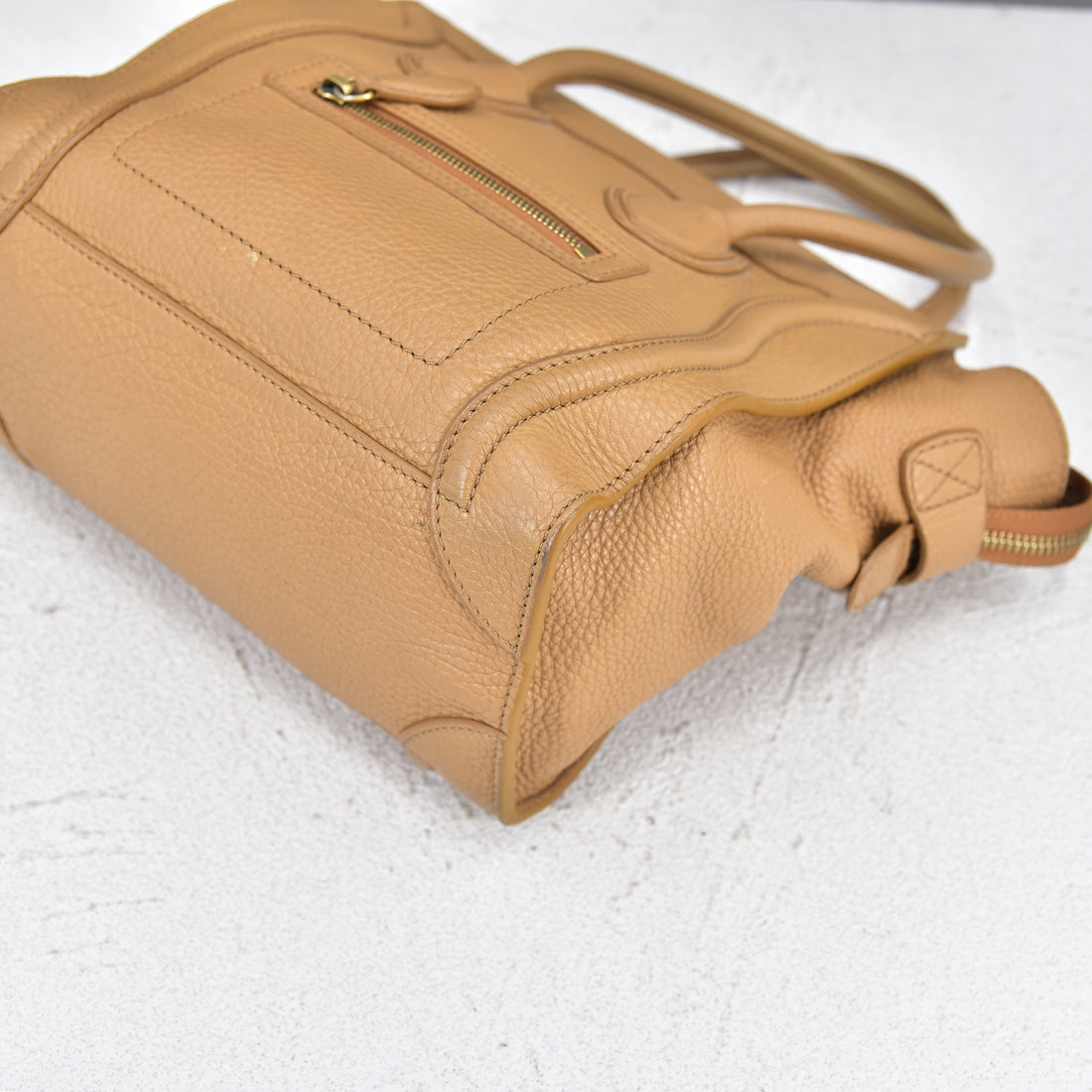 Leather Luggage Tote Bag