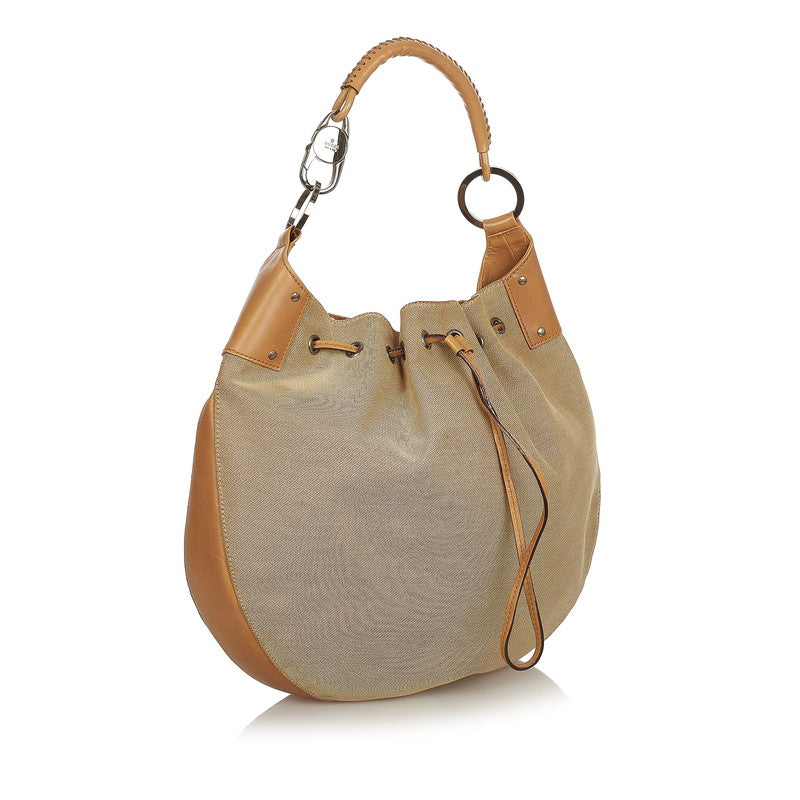 Canvas Drawstring Shoulder Bag 109210