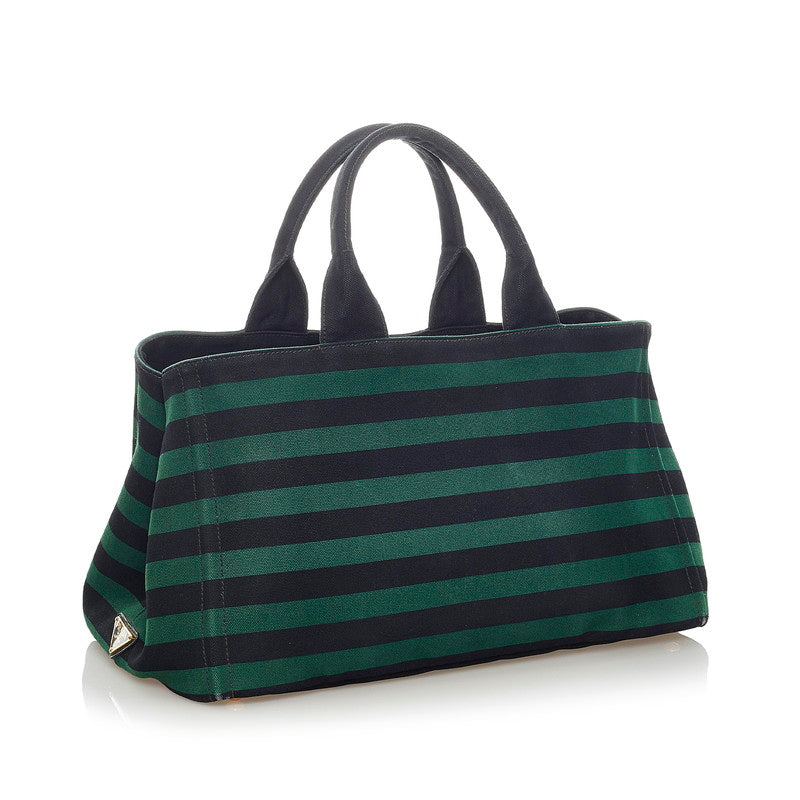 Striped Canapa Handbag B1872B