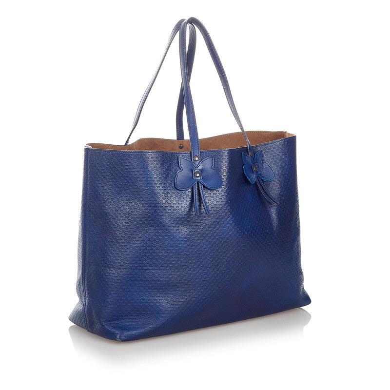 Butterfly Leather Tote Bag