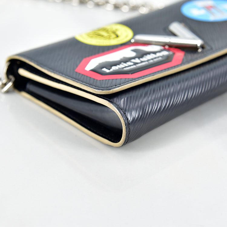 Epi Travel Stickers Twist Wallet on Chain