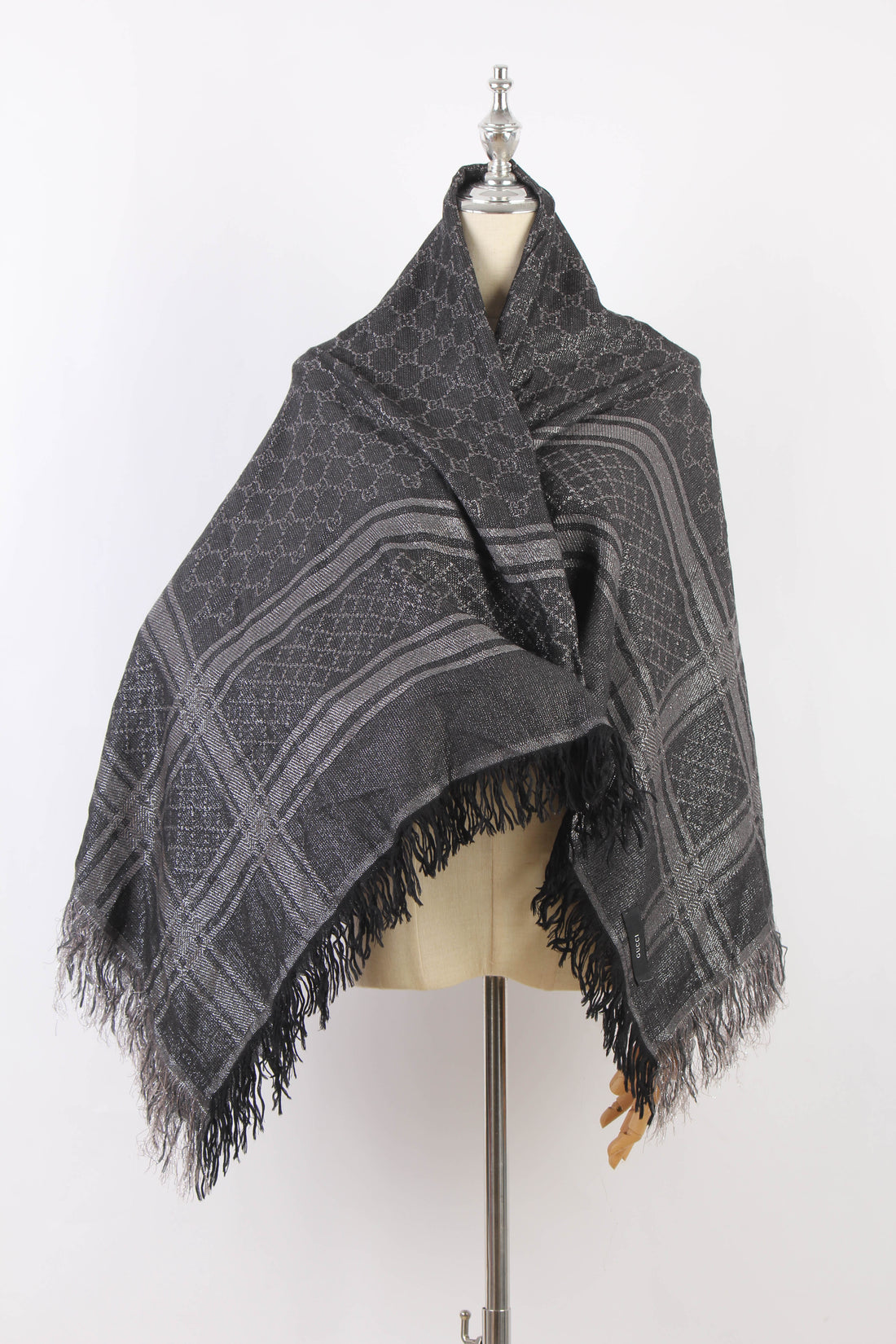 GG Wool and Silk Scarf