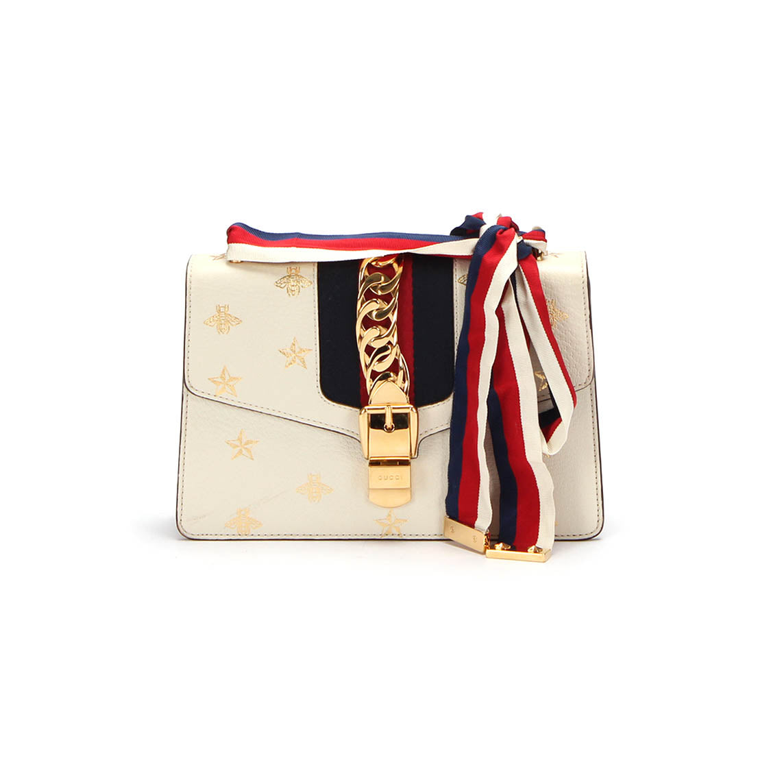 Gucci Sylvie Bee Star Small Shoulder Bag - Farfetch