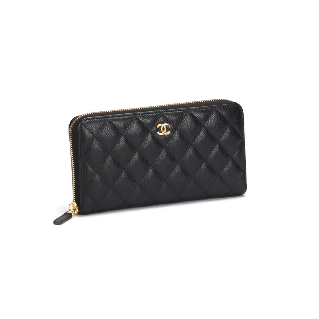 CC Caviar Matelasse Long Wallet