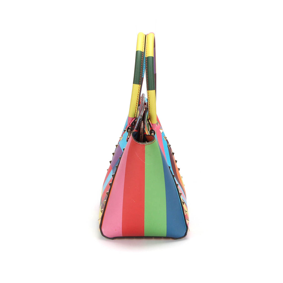 Rainbow Rockstud Tote Bag