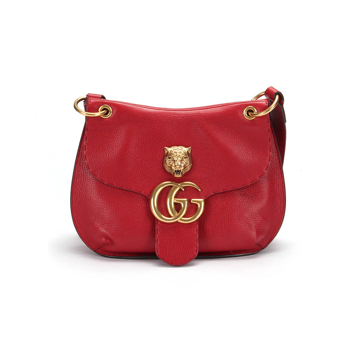 GG Marmont Leather Crossbody Bag 409154
