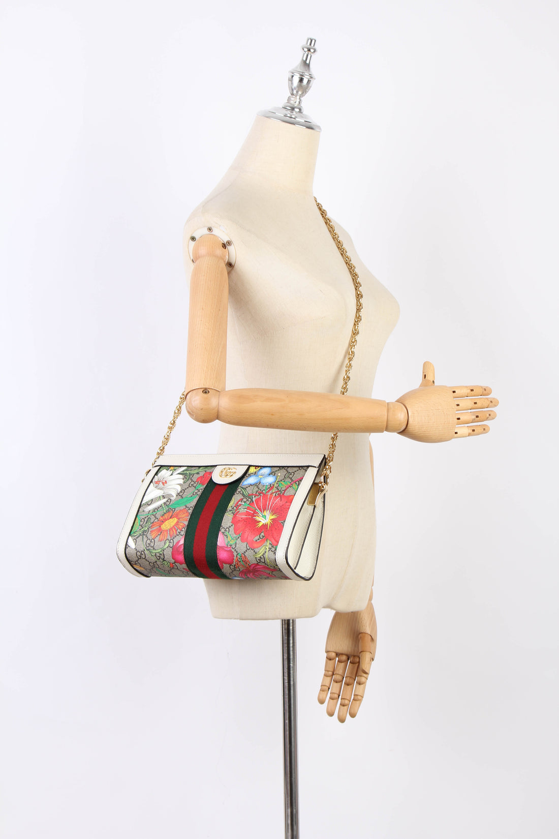 Small GG Flora Ophidia Shoulder Bag 503877