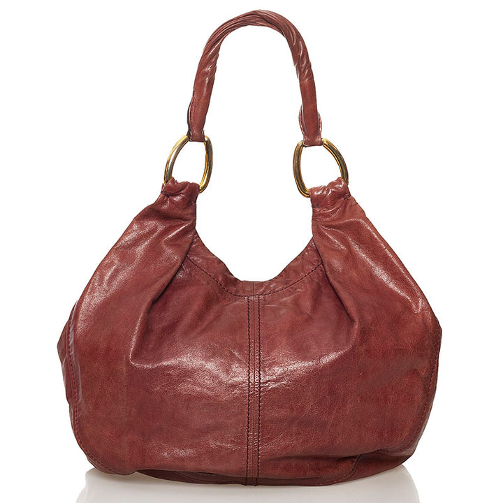 Leather Hobo Bag