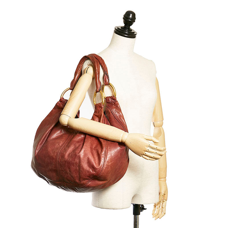 Leather Hobo Bag