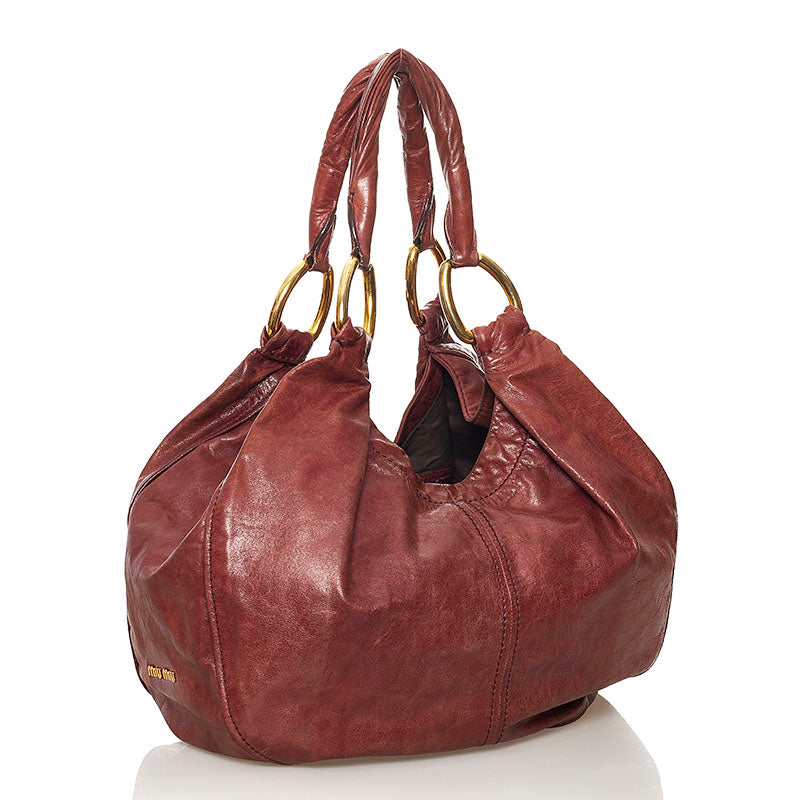 Leather Hobo Bag