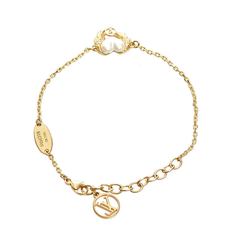 Faux Pearl Angel Love Bracelet M64398