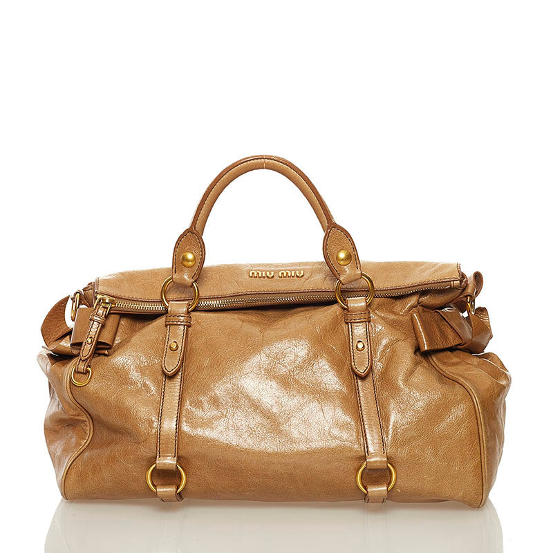 Vitello Lux Bow Handbag RT0365