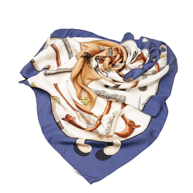 Cannes & Pommeaux Silk Scarf