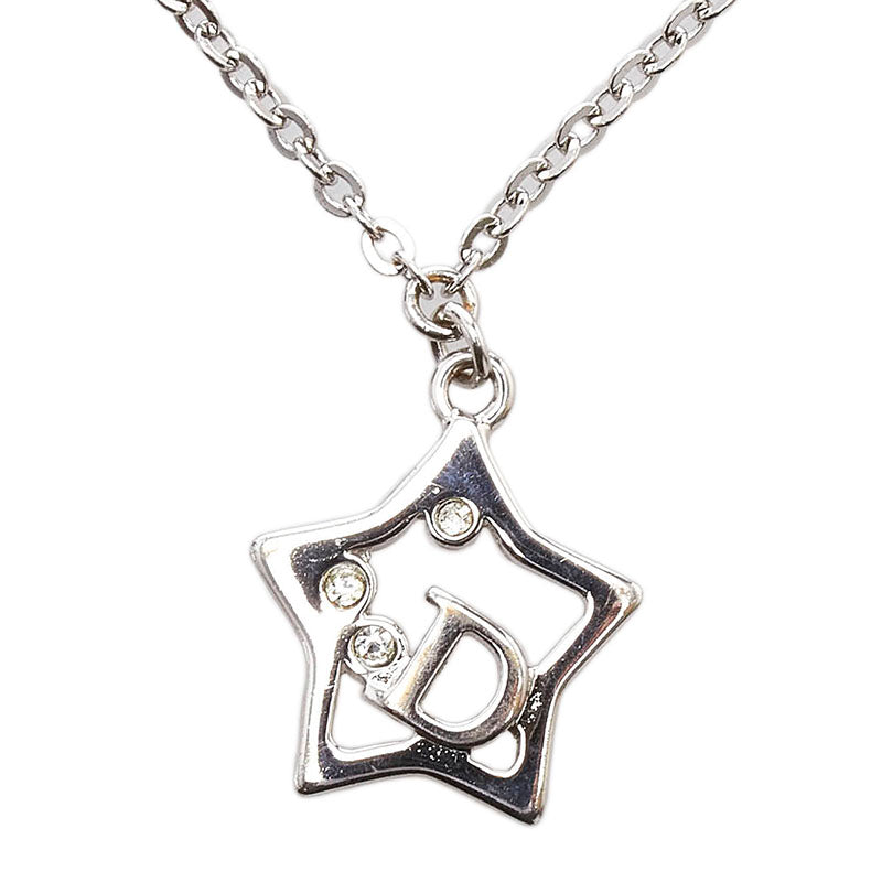 Star Rhinestone Pendant Necklace