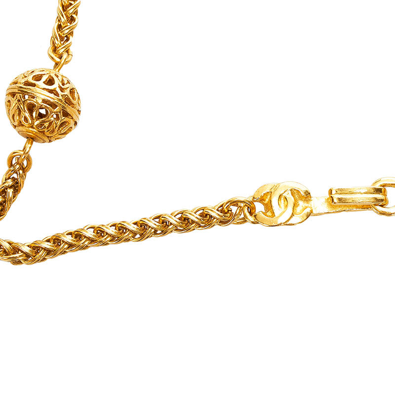 Filigree Ball Chain Necklace