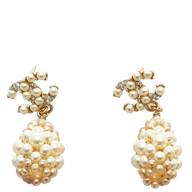 CC Pearl Cluster Earrings