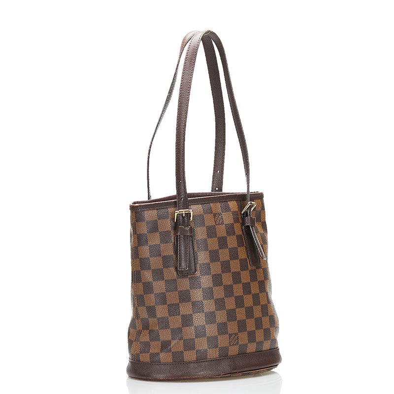 Louis Vuitton bucket pouch damier ebene AR0948