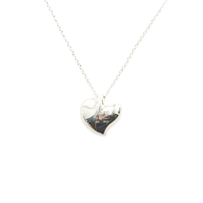 Elsa Peretti Carved Heart Pendant Necklace