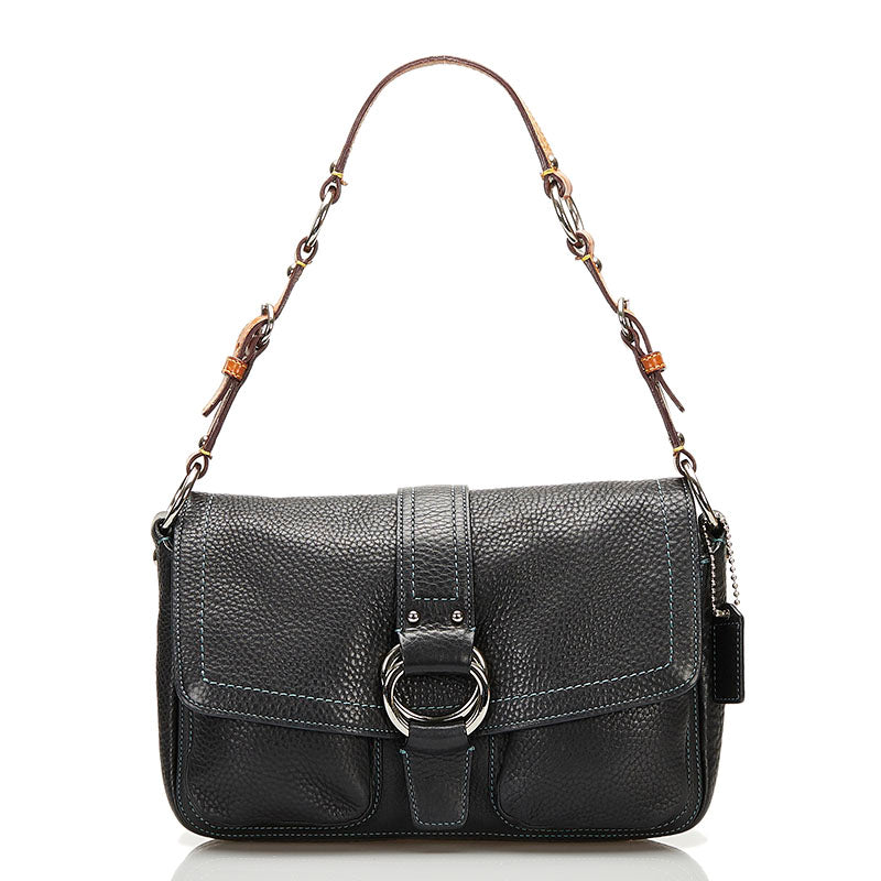 Leather Shoulder Bag 8A41