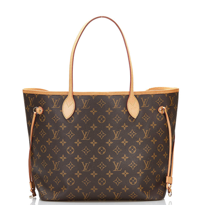 Louis Vuitton Monogram Neverfull MM Canvas Tote Bag M40156 in Excellent condition