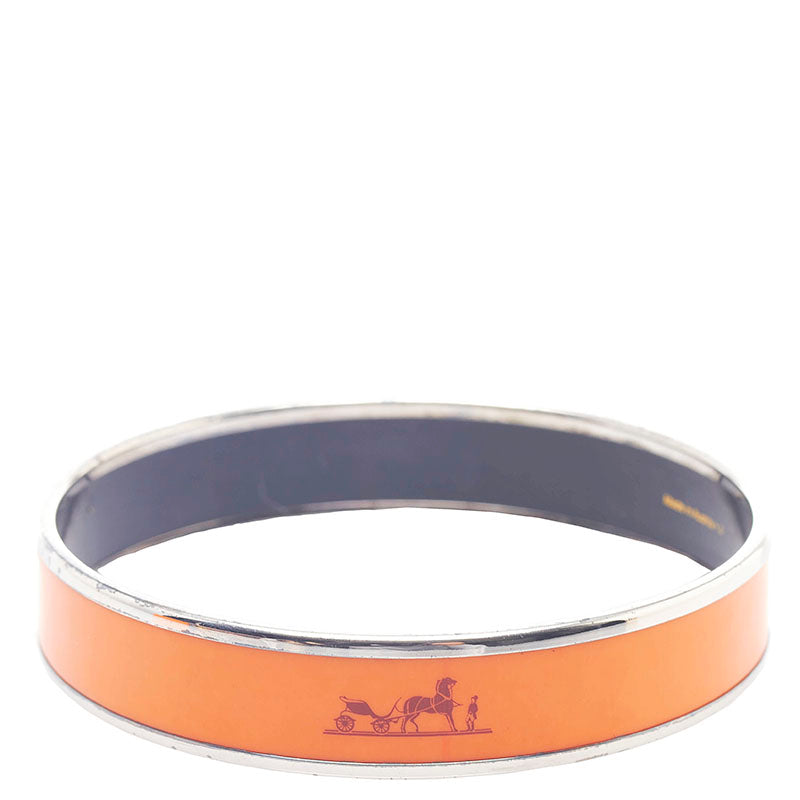 Narrow Enamel Bangle