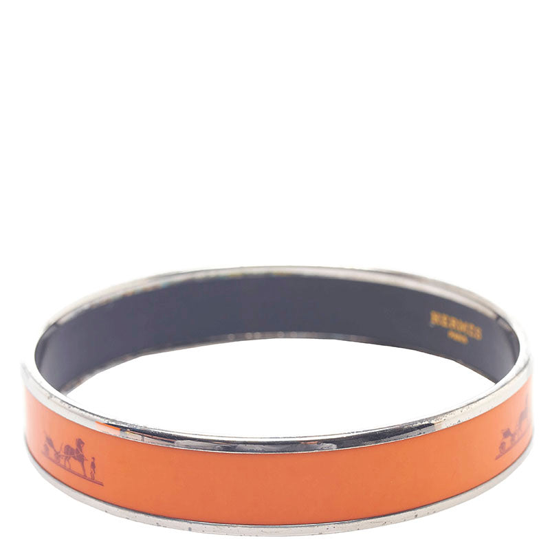 Narrow Enamel Bangle