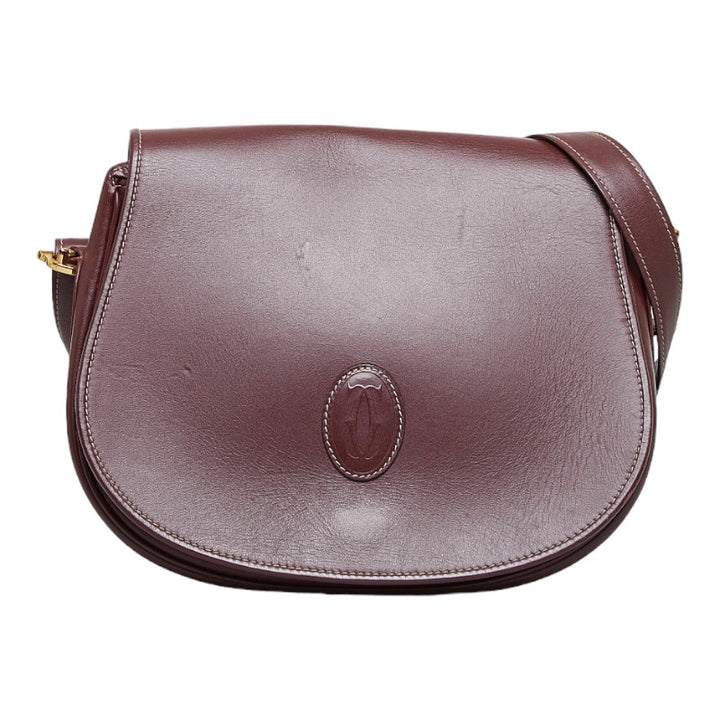 Must De Cartier Leather Crossbody Bag