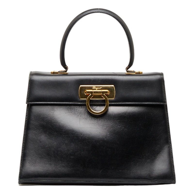 Gancini Leather Handbag O-21 2181