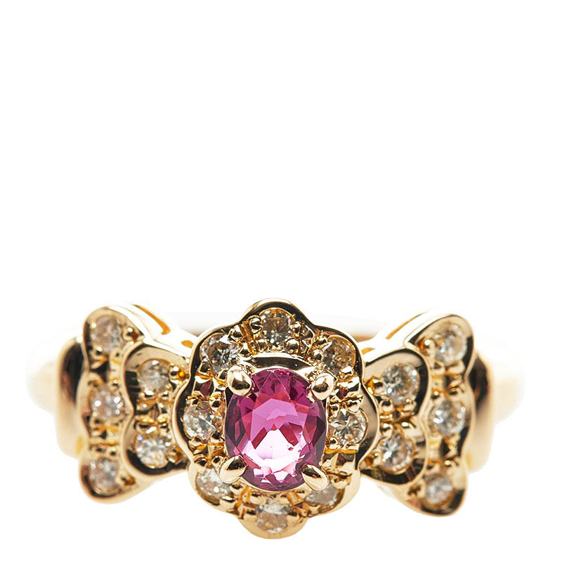 [LuxUness] 18k Gold Ruby Ring Metal Ring in Excellent condition