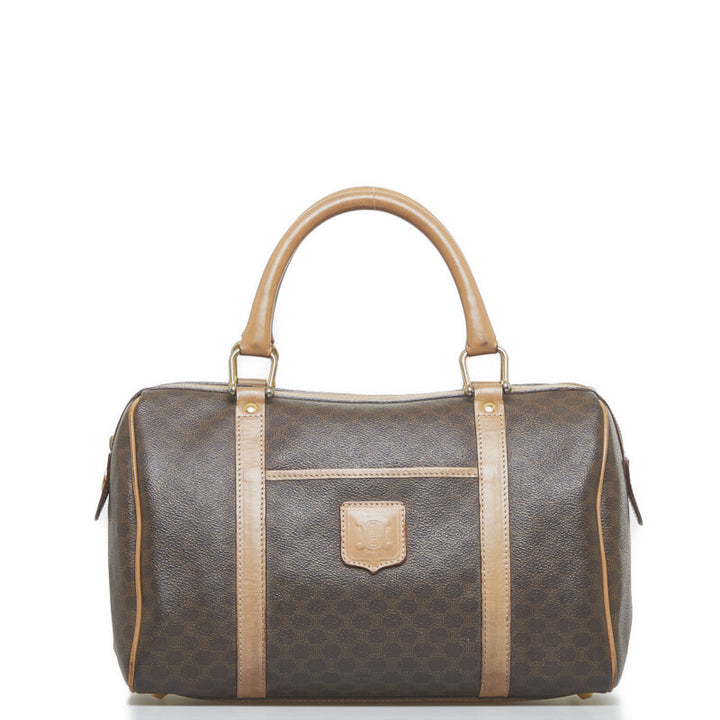 Macadam Canvas Boston Bag