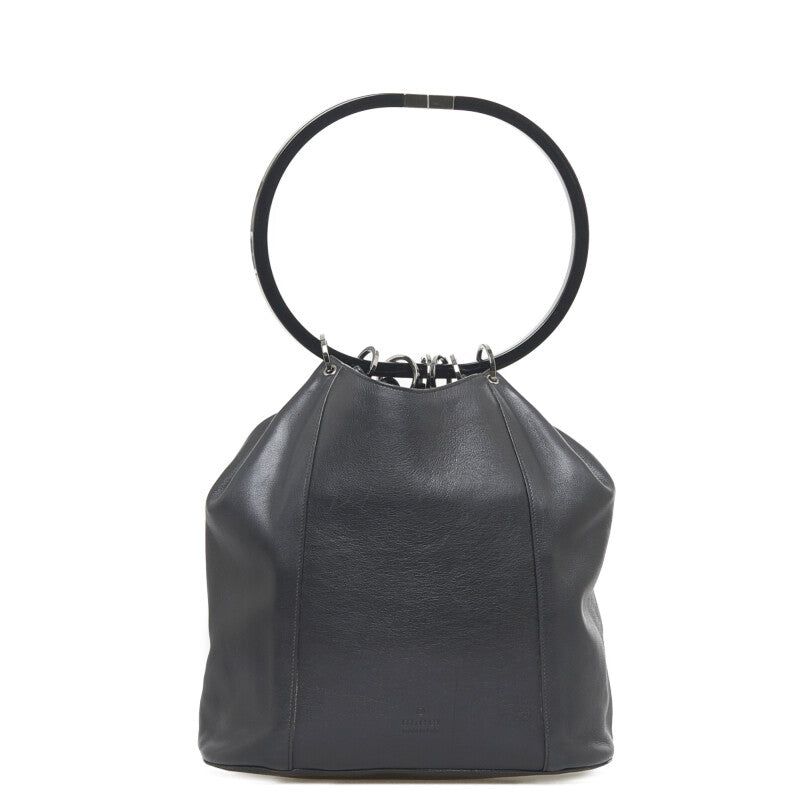 Leather Ring Handle Bag 001 3733