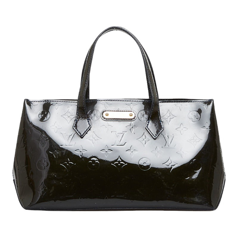 Louis Vuitton Monogram Vernis Wilshire PM Leather Handbag M91451 in Good condition