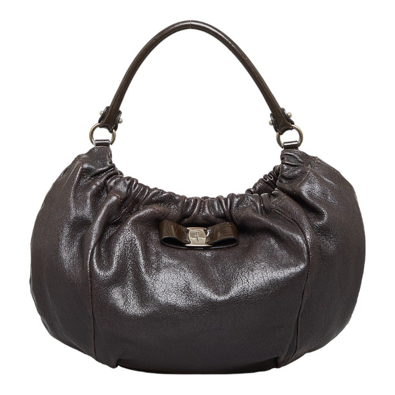 Vara Bow Leather Hobo Bag AB-21 C786