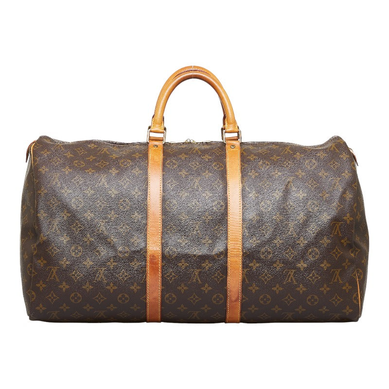 VINTAGE LOUIS VUITTON KEEPALL DUFFLE BAG 55 M41424 MONOGRAM BAG