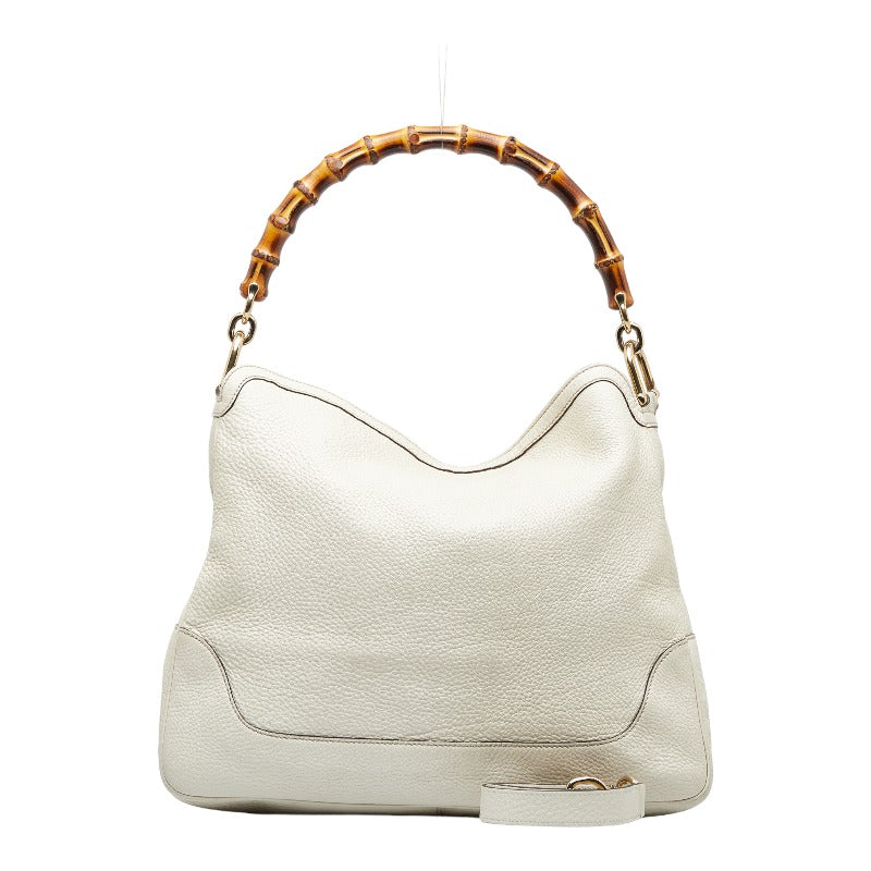 Bamboo Leather Shoulder Bag 282315