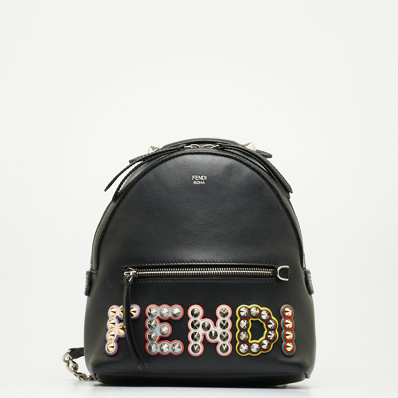 Fendi  Century Fun Fair Studded Mini Backpack Leather Backpack 8BZ038 in Excellent condition